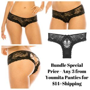 Youmita Caged Back Lace Bikini